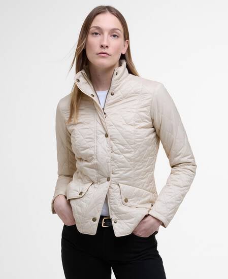 Flyweight Cavalry Quilted Jacket Pearl-Stone