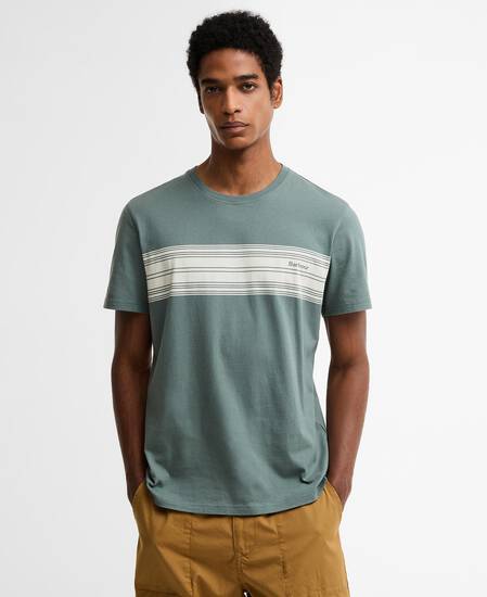 Brayworth Graphic Tailored T-Shirt Vintage Teal
