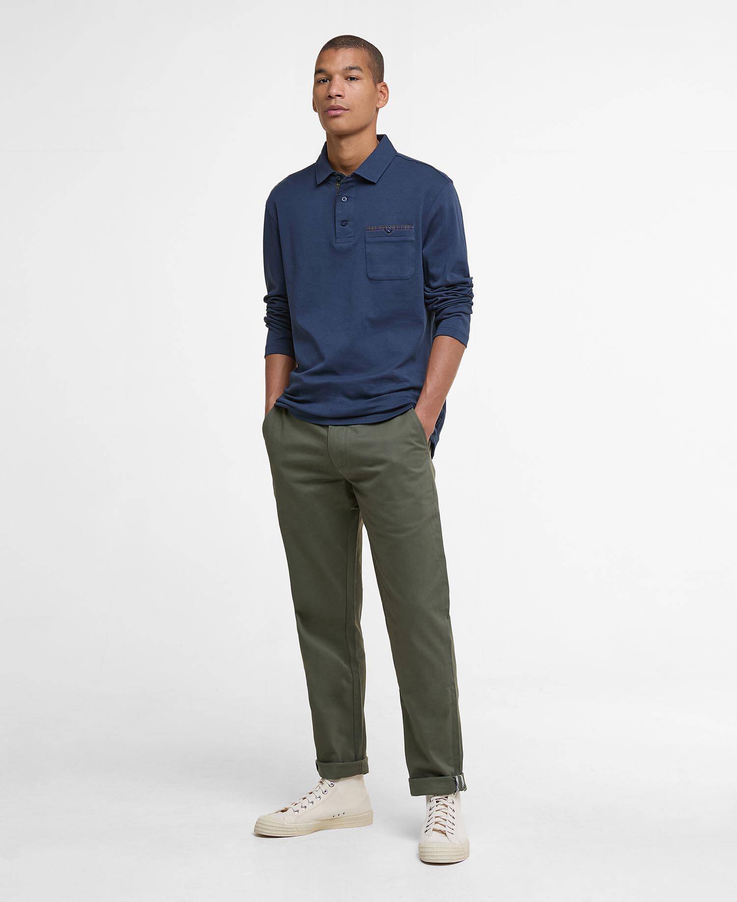 Suede Sateen Tailored Trousers image number 0