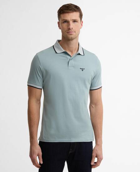 Cornsay Short-Sleeved Polo Shirt Dusty Slate