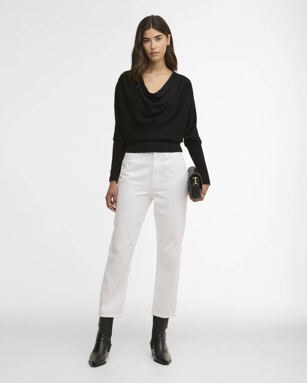 Maglione Nia con collo ad anello