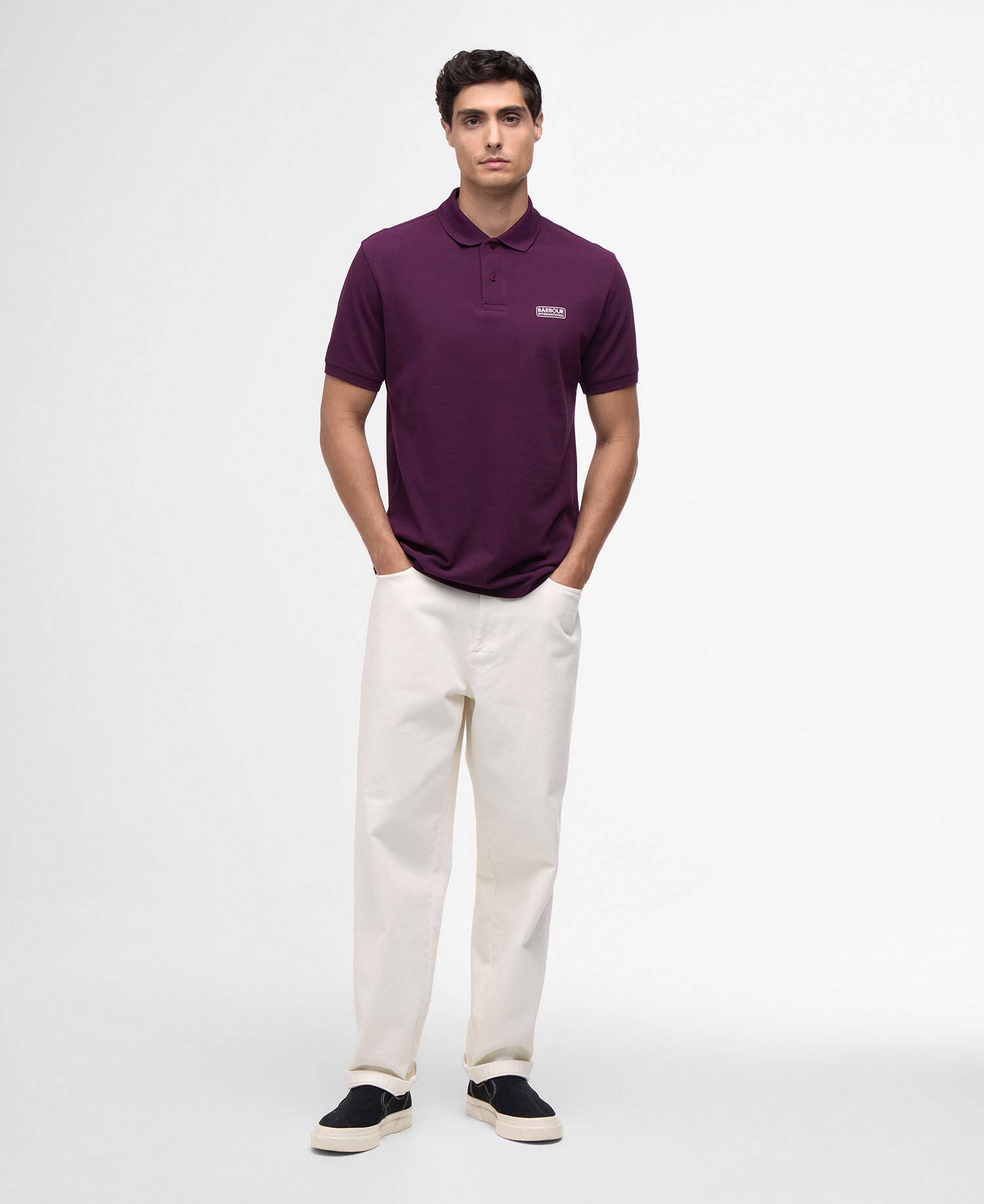 Essential Polo Shirt Potent Merlot image number 1