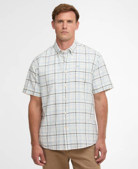 Glover Regular Short-Sleeved Shirt Heritage Blue