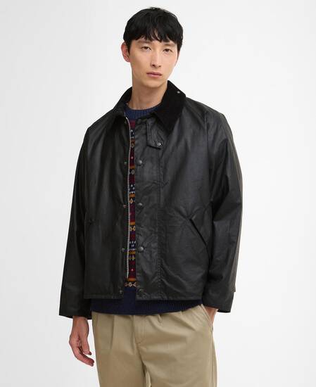 Transport Waxed Jacket Classic Black