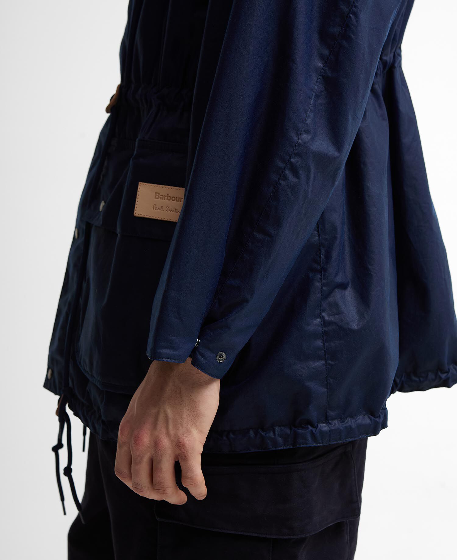 Paul Smith Loves Barbour Durham Waxed Jacket Regal Blue