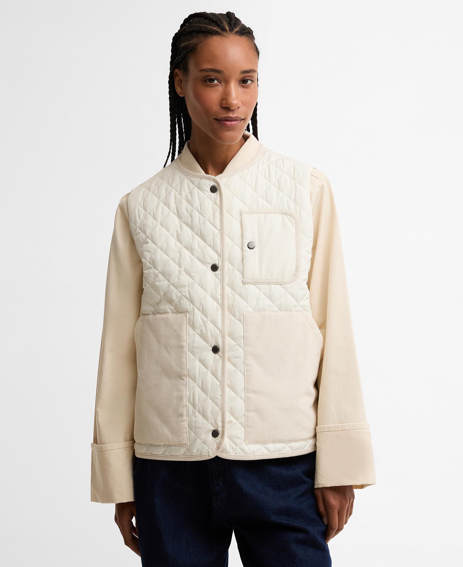 Thulby Quilted Gilet Neutral