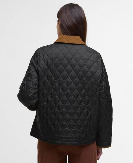 Giacca trapuntata Liddesdale Cropped Icons Black/Classic