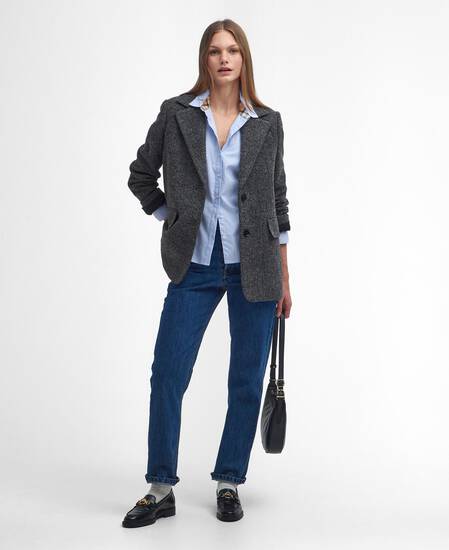 Derwent Regular Long-Sleeved Shirt Pale Blue-Hessian Tartan