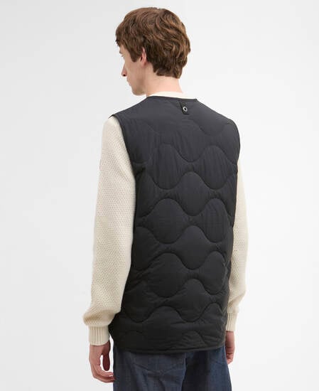 Barbour x ARKET Aron Gilet Black