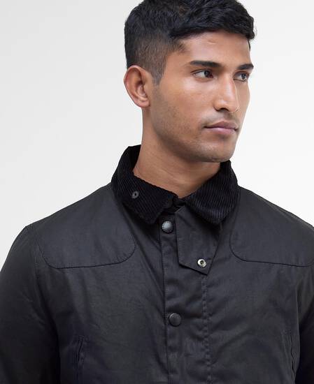 Reelin Waxed Jacket Classic Navy