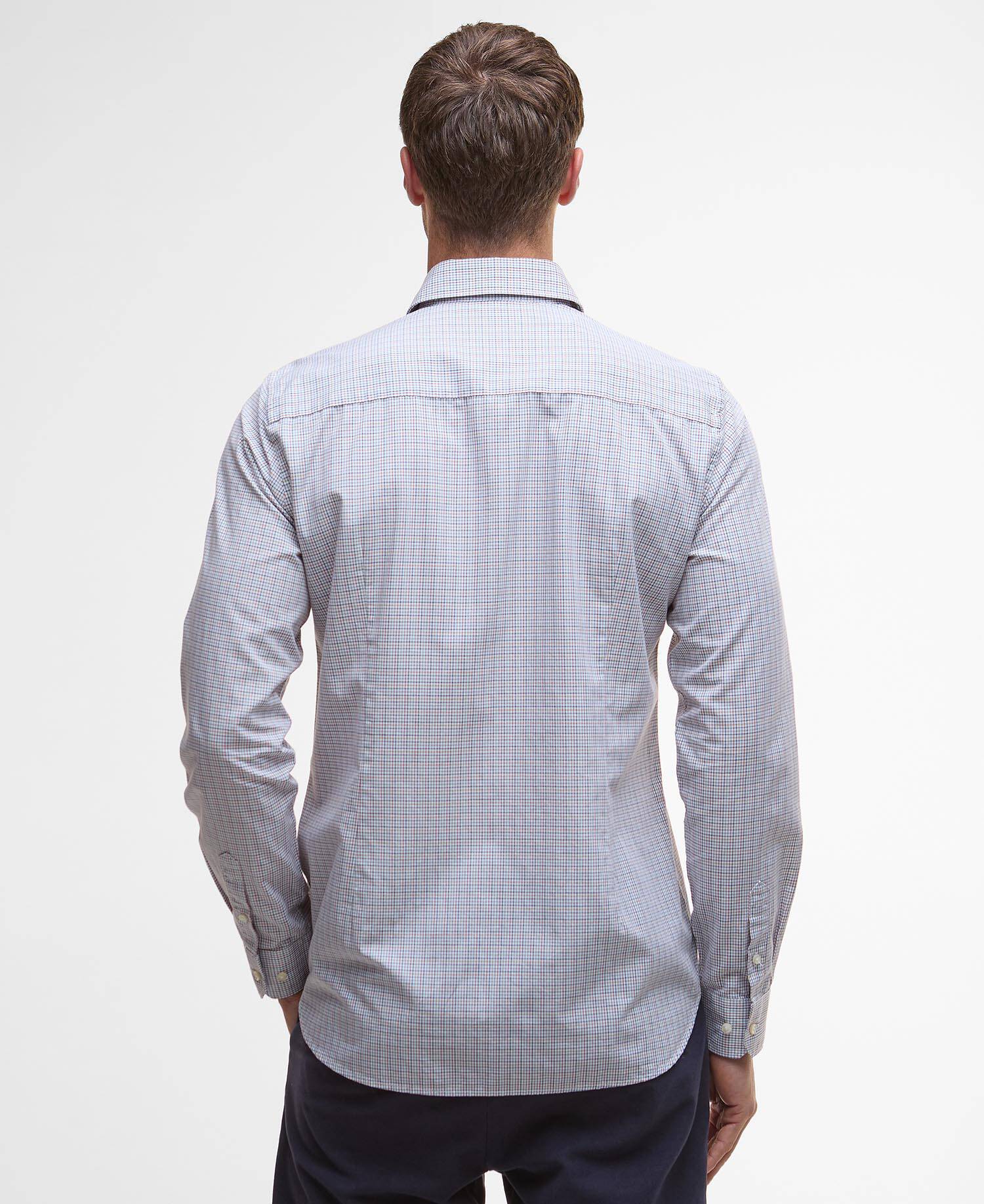 Carlton Tattersall Tailored Long-Sleeved Shirt image number 2