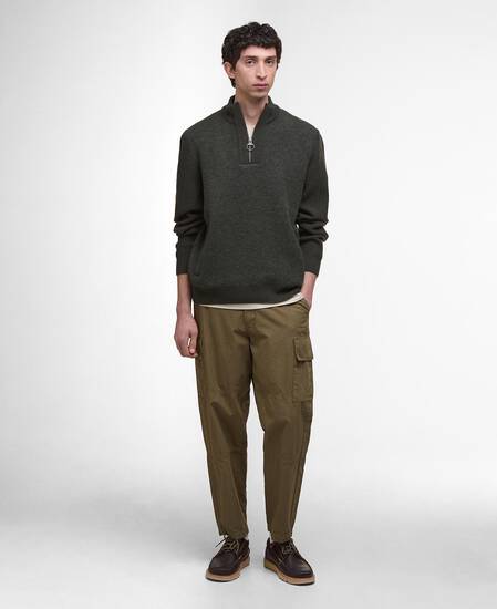 Pullover Milburn Half-Zip Dark Olive Pullover Milburn Half-Zip Dark Olive
