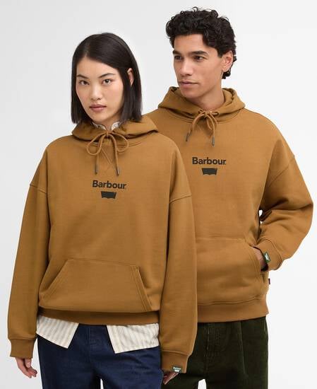 Barbour x Levi's Graphic Hoodie Tan