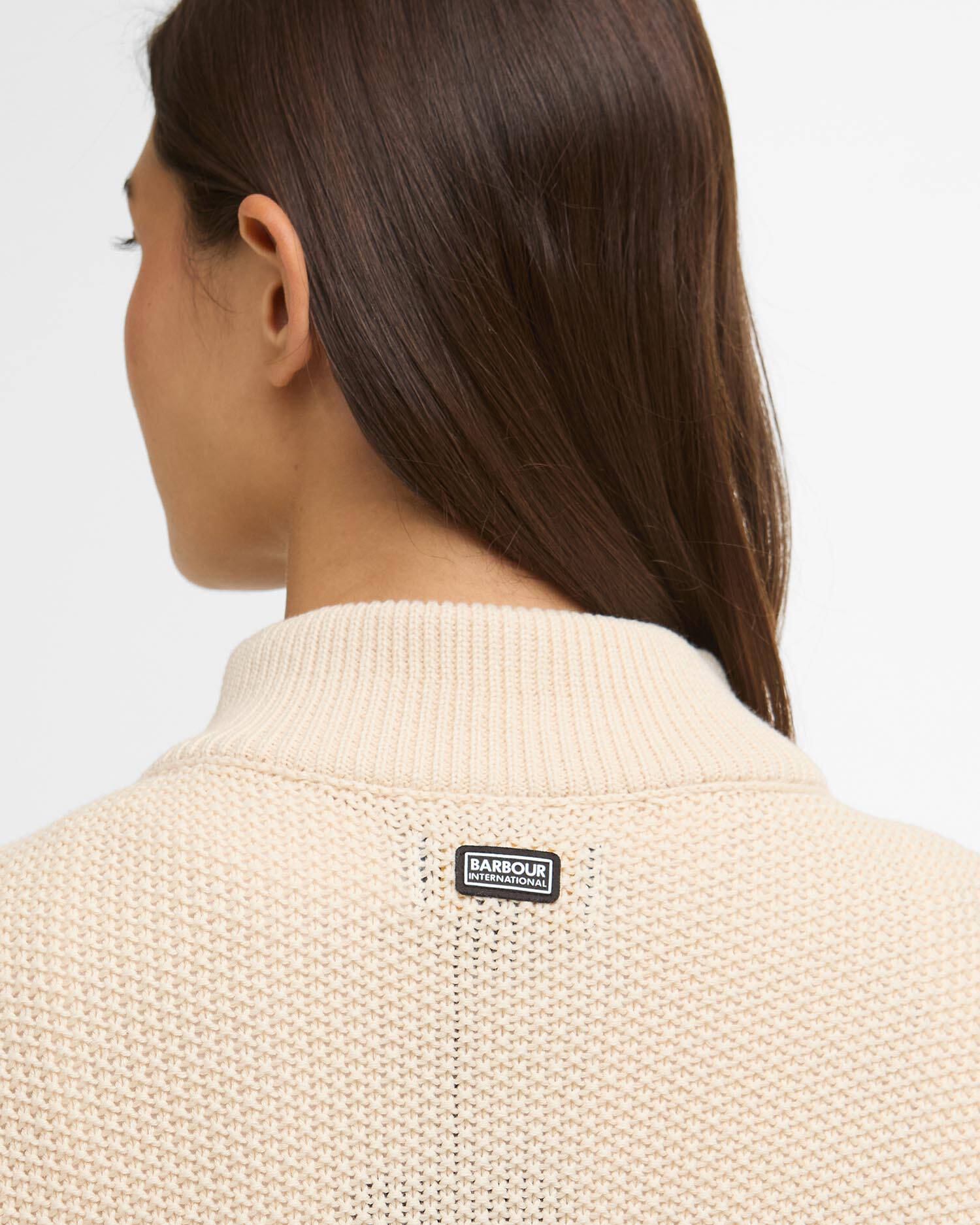 Rae Quarter-Zip Jumper Bone White image number 4