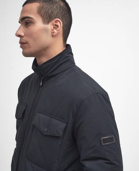 Distill Quilted Jacket Classic Black