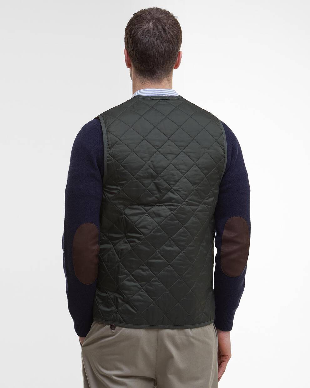 Gilet trapuntato/fodera con zip