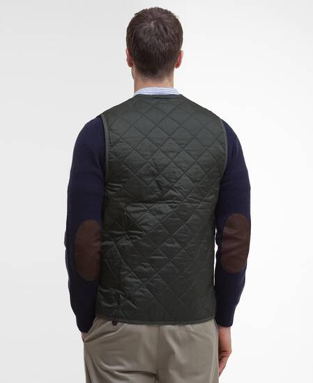 Gilet trapuntato/fodera con zip 