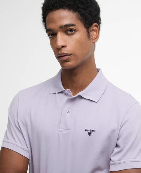 Lightweight Sports Short-Sleeved Polo Shirt Heather Mist