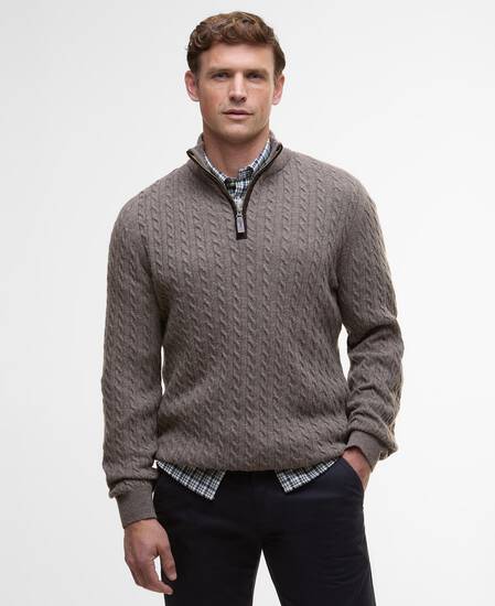 Ramsden Half-Zip Jumper Military Marl