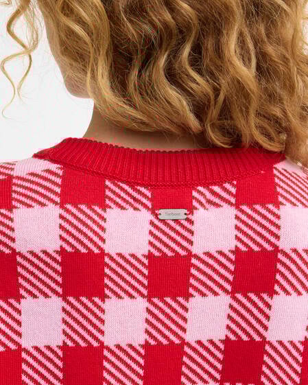 Pullover Esther Gingham Rundhalsausschnitt Multi