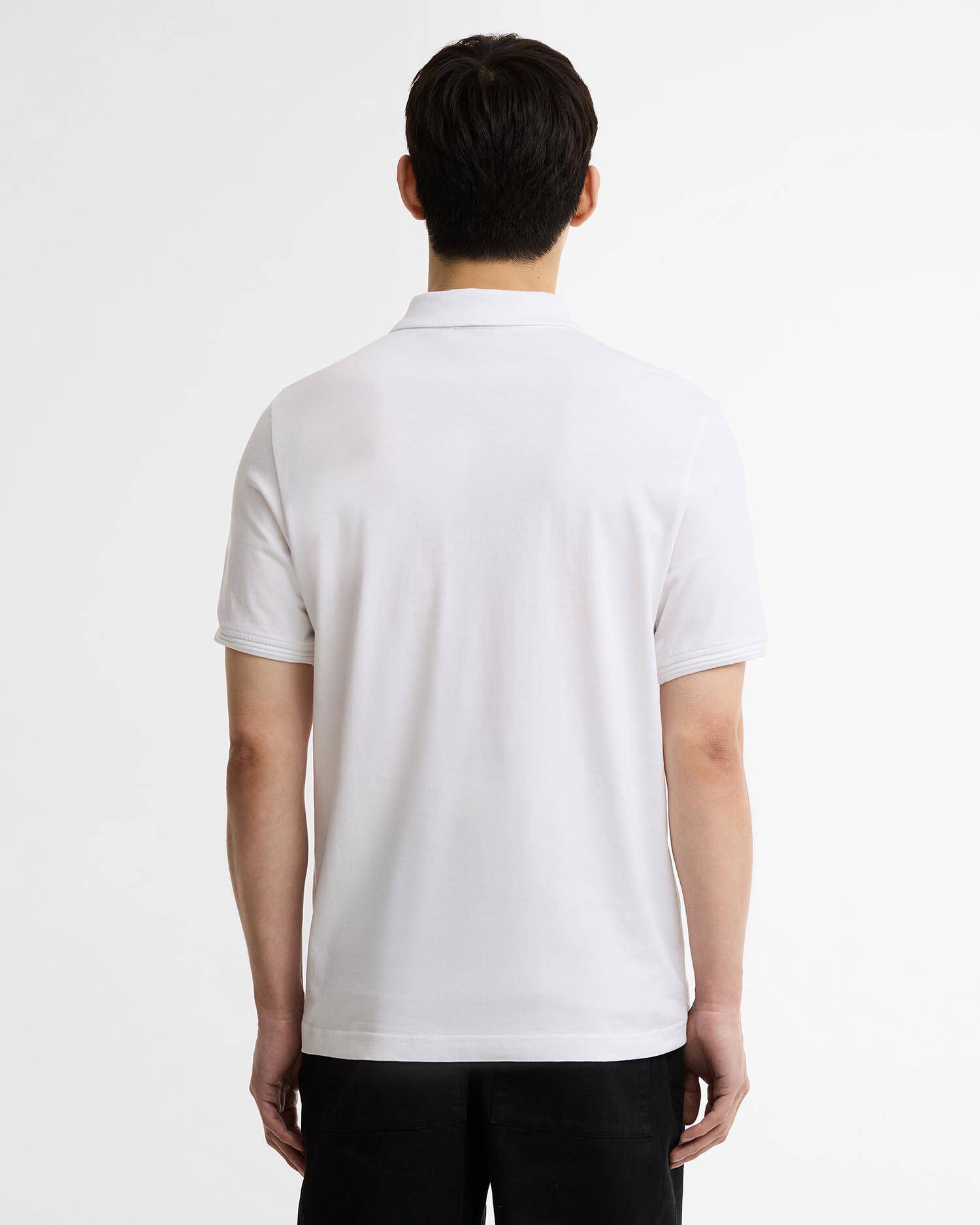 Poloshirt Ashmann Tipped White image number 2