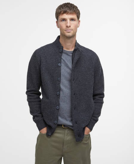 Essential Elbow-Patch Cardigan 