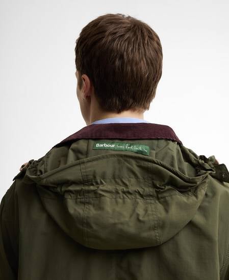 Paul Smith Loves Barbour Casual Parka Fern