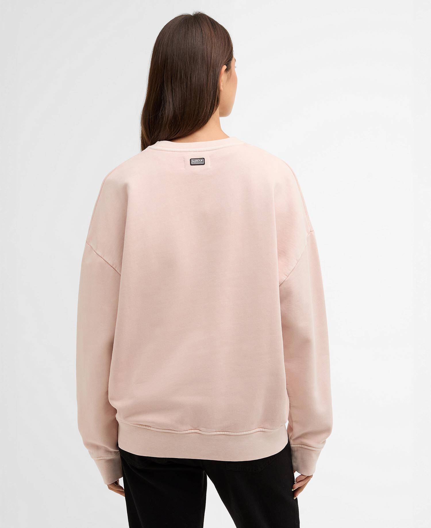 Lyra Crew Neck Jumper Washed Desert Pink image number 2