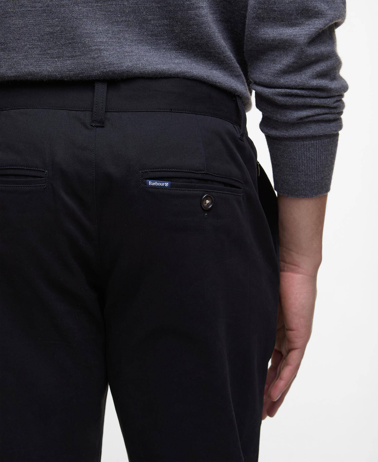 Sueded Sateen Slim Trousers image number 3