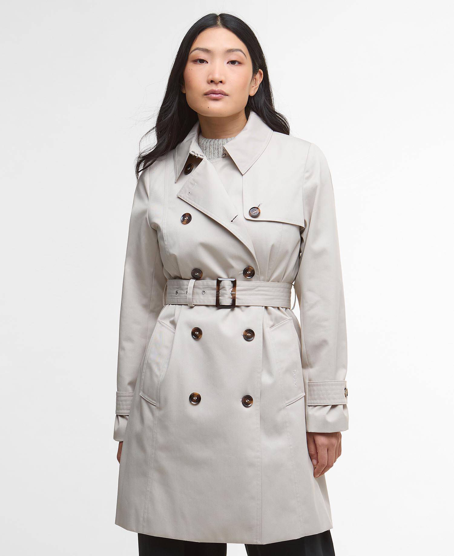 Short Greta Showerproof Trench Coat image number 0