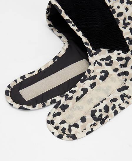 Harley Quilted Dog Coat Jasmine Leopard