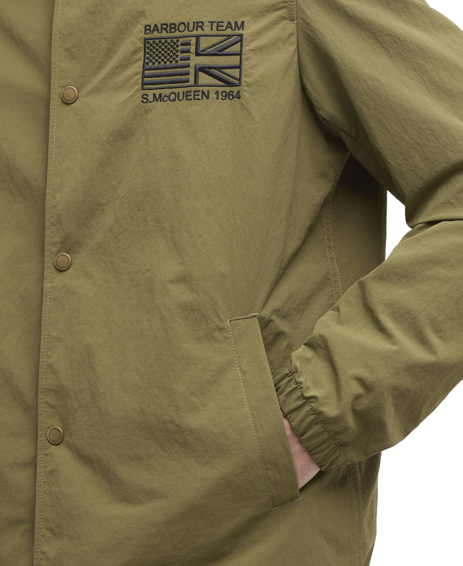 Giacca casual Coach Burnt Olive image number 4