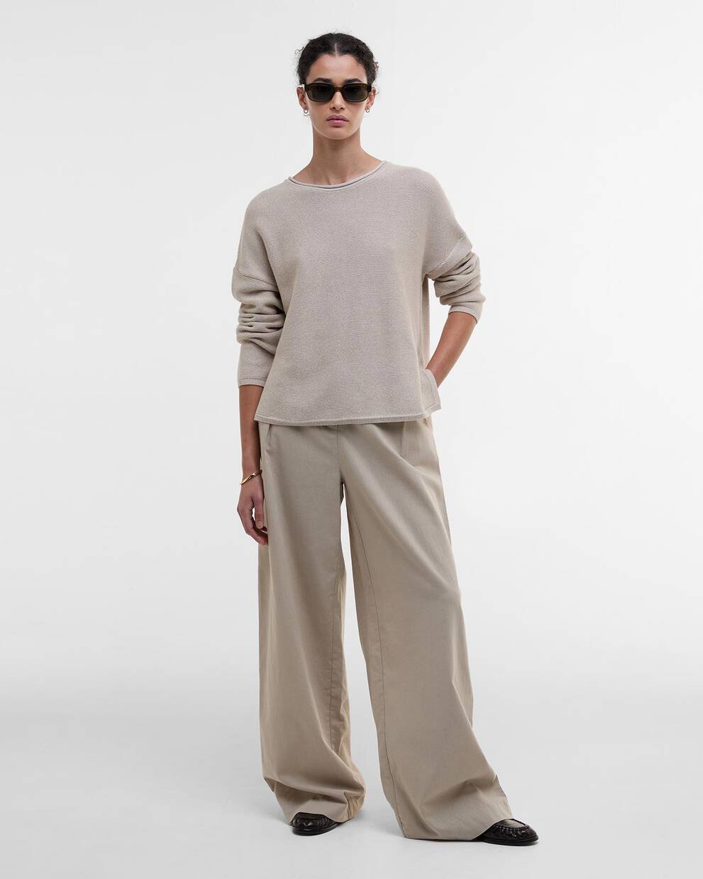 Marine Crew Neck Jumper