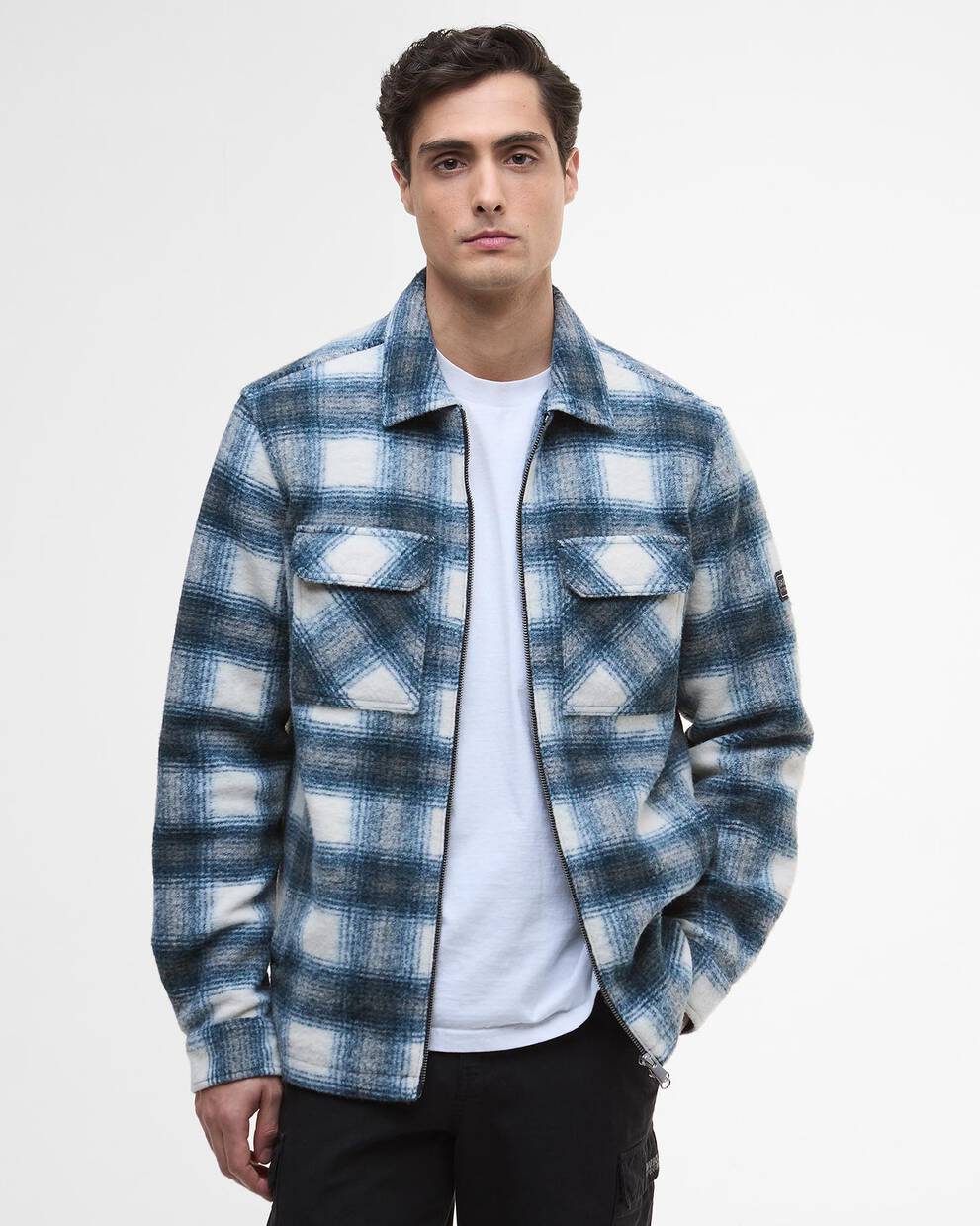 Clayton Fleece Check Overshirt