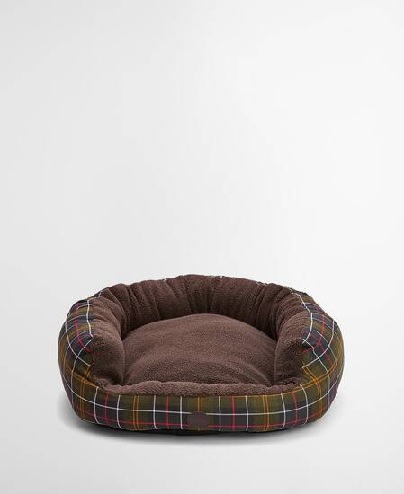 Snuggle Dog Bed 35" Classic Tartan
