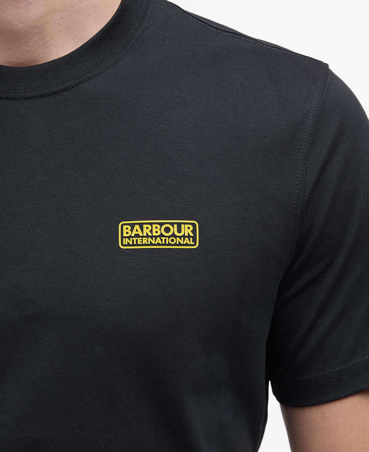 Small Logo T-Shirt Black-Yellow