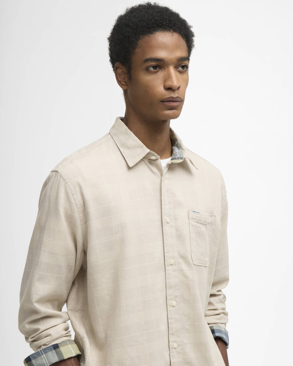 Kingswell Tartan Long-Sleeved Relaxed Shirt