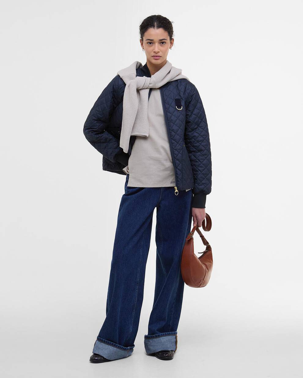 Reyna Quilted Bomber Jacket