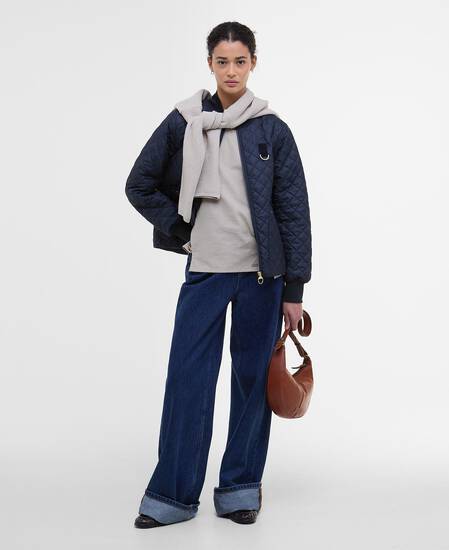 Bomber trapuntato Reyna Dark Navy Bomber trapuntato Reyna Dark Navy