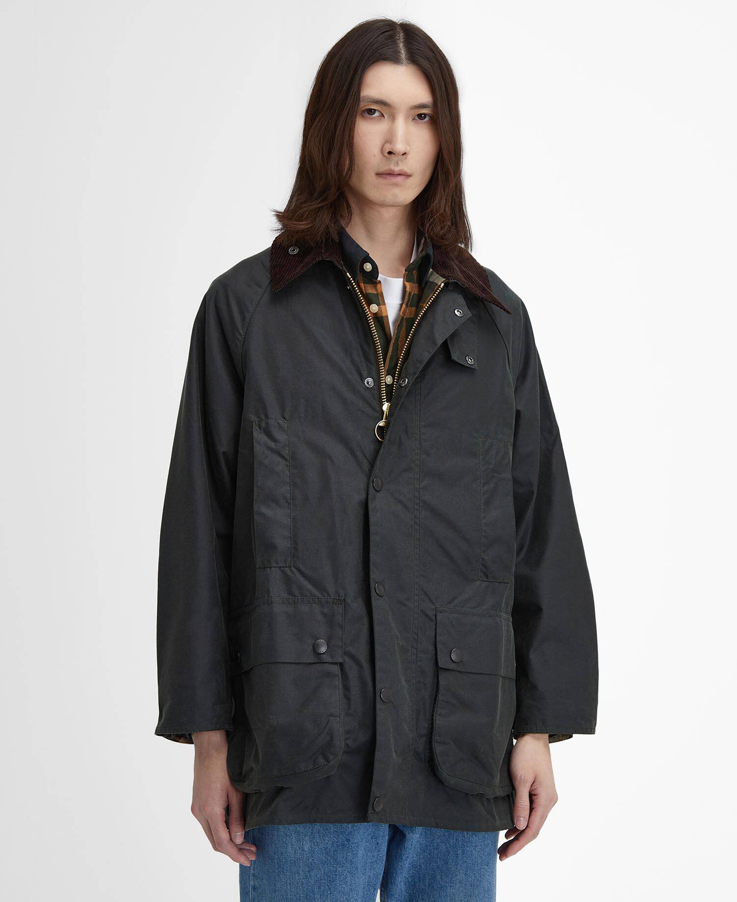 Oversized Beaufort Waxed Jacket image number 0
