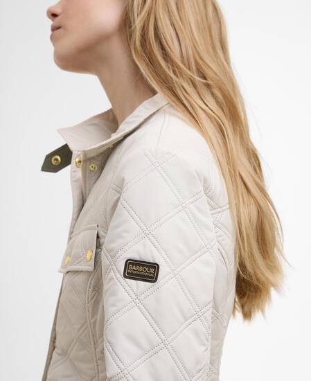 Halsey Quilted Jacket Jasmine/Dusky Khaki