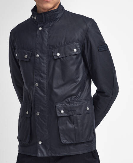 Duke Waxed Jacket Classic Navy