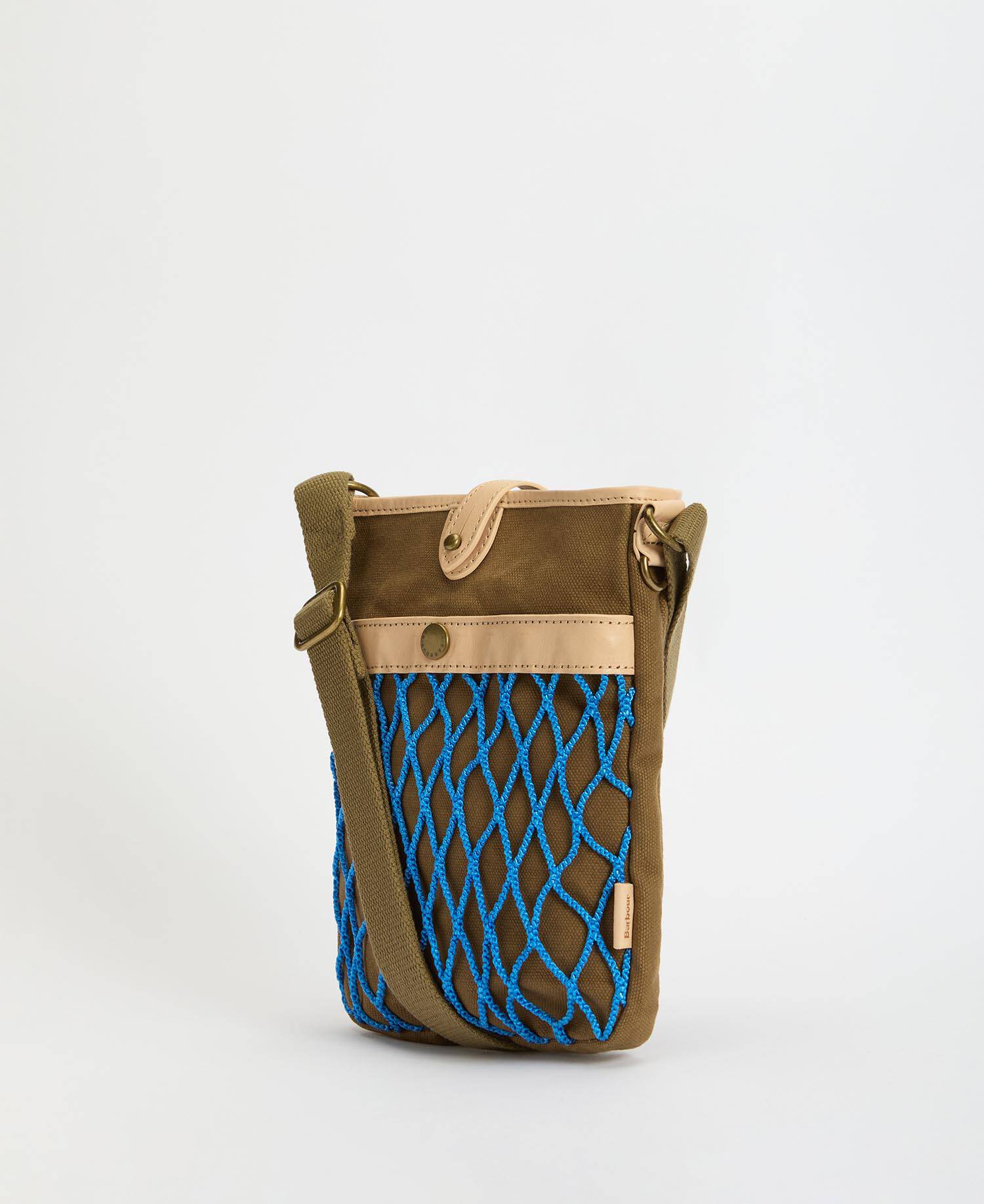Paul Smith Loves Barbour Crossbody Bag Dark Sand image number 1