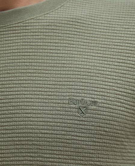 Platford Tailored Waffle T-Shirt Light Moss Platford Tailored Waffle T-Shirt Light Moss