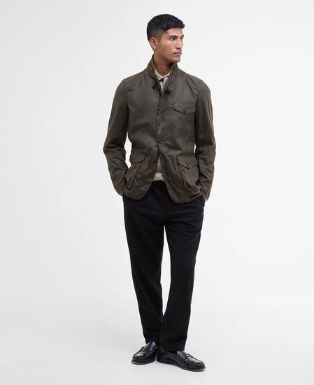 Beacon Sports Waxed Jacket Olive