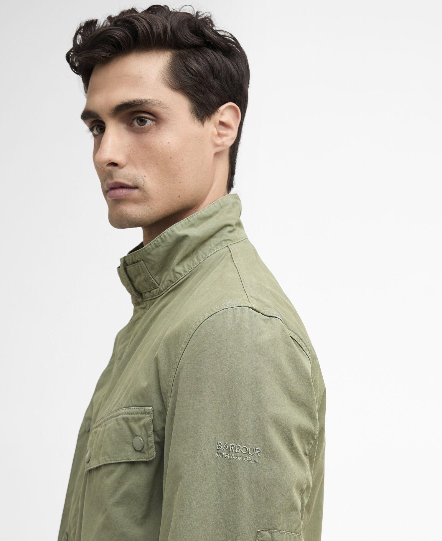 Giacca casual Duke tinta in capo Burnt Olive