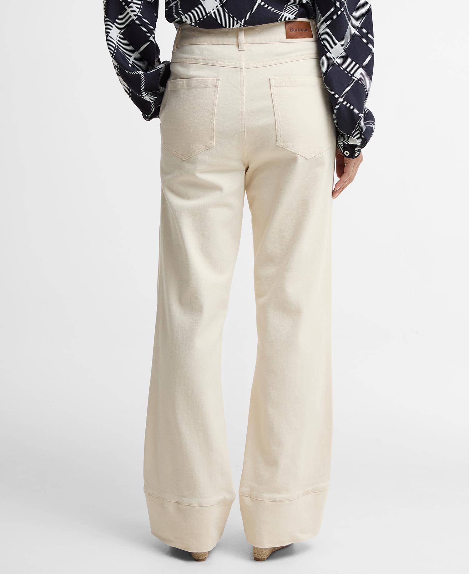Hinton Flared Jeans Original Ecru image number 2