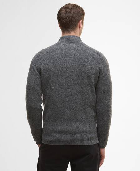Talder Zip-Up Jumper Charcoal
