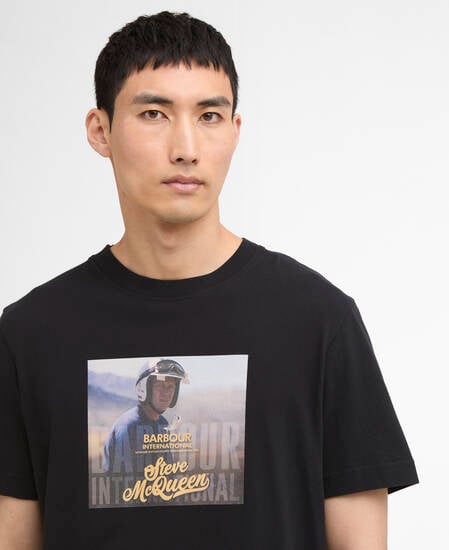 T-shirt con stampa Walde Black