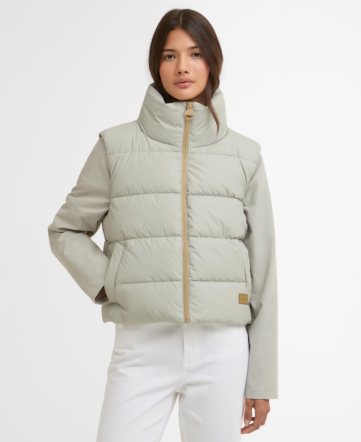 Phoenix Quilted Sweat Glacier Grey